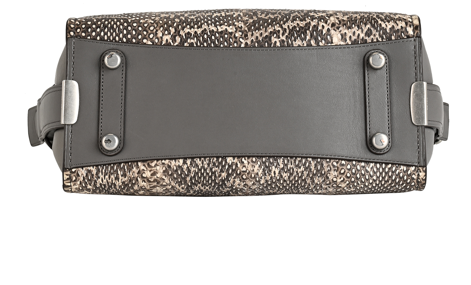 Swagger 27, &pound;110, Handbags, Brown/Cream/Grey, Leather, Top view